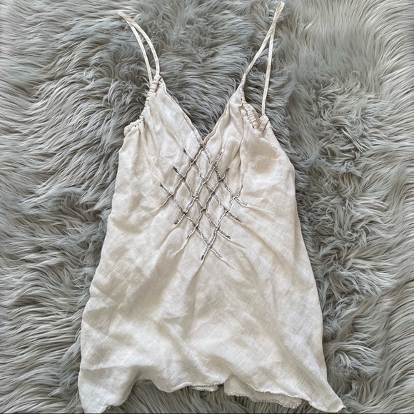 Max Studio Tops - MAX STUDIO Embossed Design Tank XS